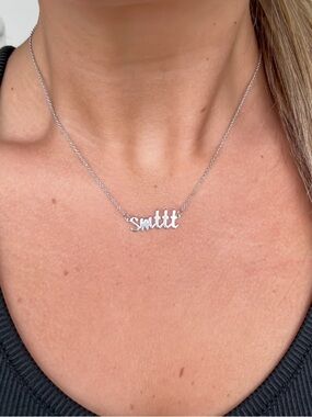 New Carter’s SMTTT Sterling Silver Necklace